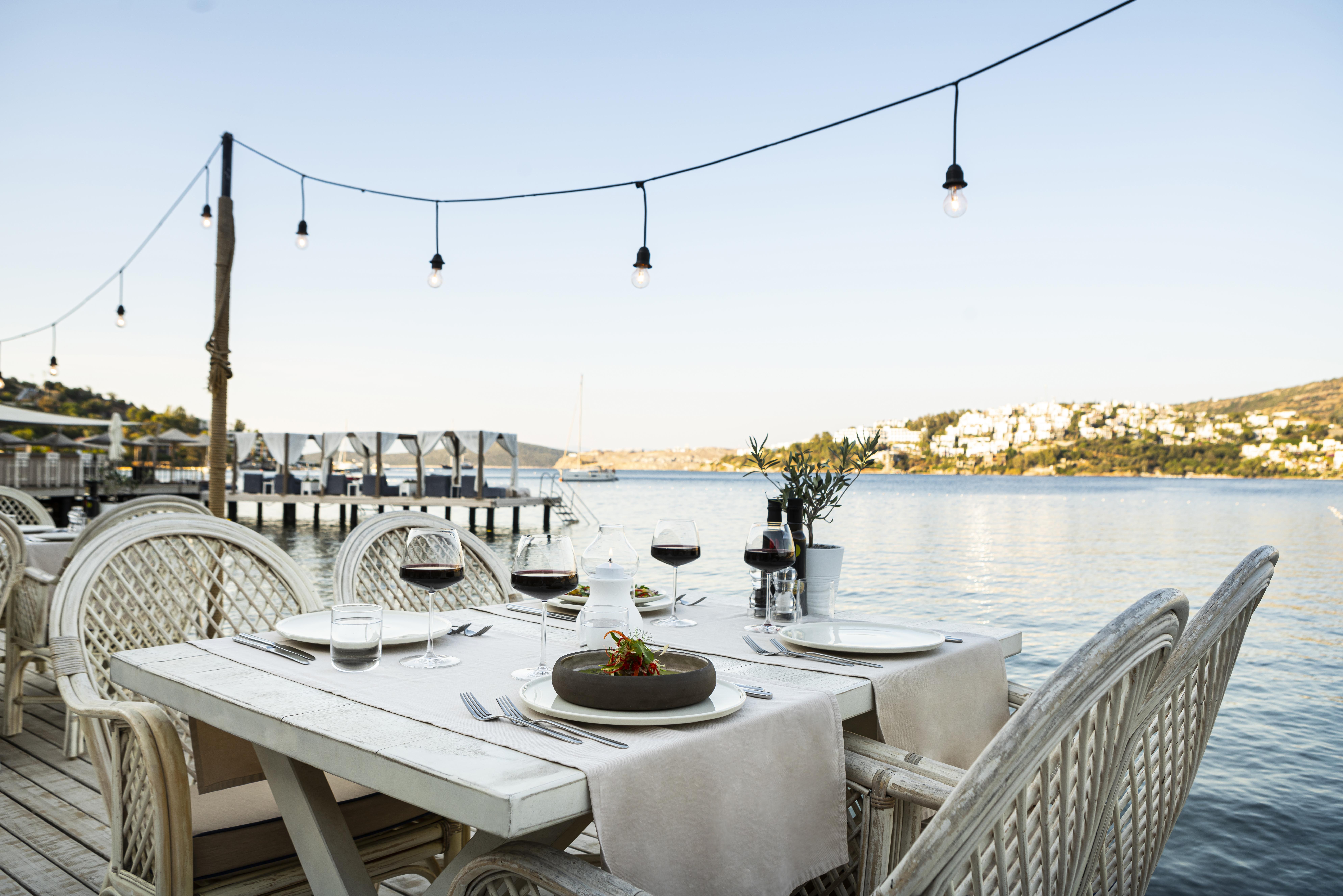 Cape Bodrum Luxury Hotel & Beach Gündoğan Zewnętrze zdjęcie The restaurant